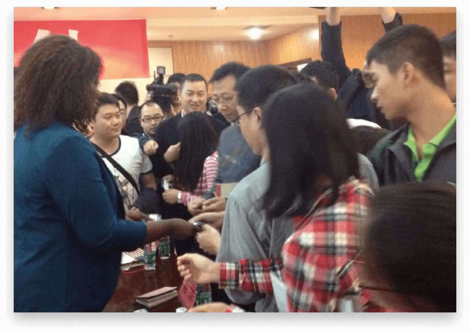 meeting with Mary Spio